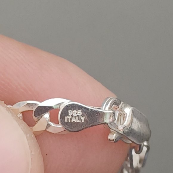 925 Sterling Silver Figaro Chain
